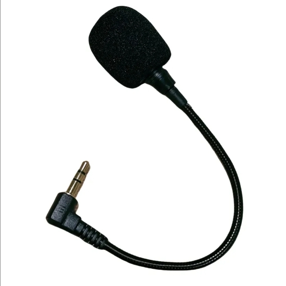 Black Flexible Microphone with 3.5mm Jack